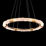 Люстра в форме кольца с золотым декором Warm Heavenly Light варинант исполнения - 4 | Loft Concept в Нижнем Новгороде