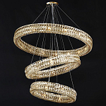 Хрустальная Люстра Элизабет из трех колец Золото  варинант исполнения - 1 | Loft Concept в Нижнем Новгороде