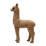 Декоративная статуя с мягкой шерстью Brown Alpaca варинант исполнения - 2 | Loft Concept в Нижнем Новгороде