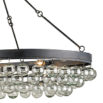 Люстра большая овальная с подвесными стеклянными элементами Impressive Profile варинант исполнения - 1 | Loft Concept в Нижнем Новгороде