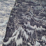 Мебельная ткань Вышивка серый цвет 130 см T2-39 варинант исполнения - 1 | Loft Concept в Нижнем Новгороде