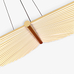 Люстра в виде распахнутых крыльев из тонких металлических планок Flight of Freedom варинант исполнения - 5 | Loft Concept в Нижнем Новгороде