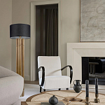 Настольная лампа с металлиеским черным трубчатым основанием Fulgurite варинант исполнения - 4 | Loft Concept в Нижнем Новгороде