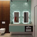 Гипсовая 3D панель с принтографией PM-24 варинант исполнения - 1 | Loft Concept в Нижнем Новгороде