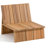 Уличное кресло из массива акации Trivett Wooden Chair варинант исполнения - 5 | Loft Concept в Нижнем Новгороде