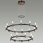 Люстра подвесная с двумя круглыми ярусами и цилиндрическими плафонами Arnaut Light варинант исполнения - 3 | Loft Concept в Нижнем Новгороде
