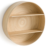 Полка настенная из бамбука Zenara варинант исполнения - 3 | Loft Concept в Нижнем Новгороде