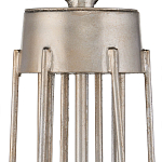 Люстра серебряного цвета с изогнутыми элементами каркаса Twisted Iron Chandelier варинант исполнения - 3 | Loft Concept в Нижнем Новгороде