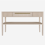 Дизайнерская Консоль с полкой и ящиком Primo Светлый дуб варинант исполнения - 7 | Loft Concept в Нижнем Новгороде