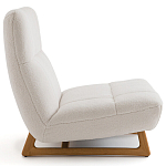 Кресло с обивкой букле Lino White  Boucle Armchair варинант исполнения - 3 | Loft Concept в Нижнем Новгороде