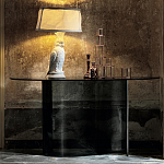 Консоль дымчатого цвета с изогнутым основанием Arabesque варинант исполнения - 3 | Loft Concept в Нижнем Новгороде