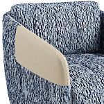 Дизайнерское Кресло William с кожаными подлокотниками  варинант исполнения - 3 | Loft Concept в Нижнем Новгороде