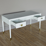 Письменный стол Elsa Dreams White Шпон дерево с двумя ящиками варинант исполнения - 3 | Loft Concept в Нижнем Новгороде