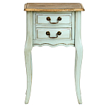 Прикроватная тумба из массива березы светло-бирюзовая Montmartre Provence Bedside Table варинант исполнения - 2 | Loft Concept в Нижнем Новгороде