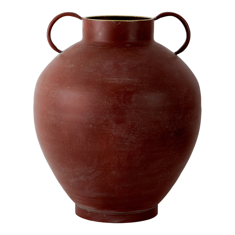 Ваза бордовая с 2-мя фактурными ручками Vase Burgundy Glaze Бордовый в Нижнем Новгороде | Loft Concept 