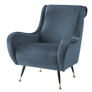 Дизайнерское кресло Giardino Chair  gray blue