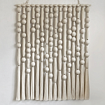 Панно на стену из хлопковых нитей White Morse Wall Hanging  варинант исполнения - 4 | Loft Concept в Нижнем Новгороде