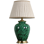 Настольная лампа с абажуром Beige Green Malachite Lampshade варинант исполнения - 2 | Loft Concept в Нижнем Новгороде
