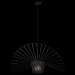 Подвесной светильник чёрного цвета с металлическим каркасом в форме веера Friture Vertigo Pendant варинант исполнения - 4 | Loft Concept в Нижнем Новгороде