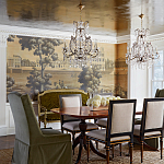 Обои ручная роспись Monuments of Paris Roberts on antique scenic Xuan paper варинант исполнения - 1 | Loft Concept в Нижнем Новгороде