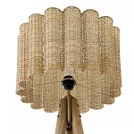 Торшер с плетеным абажуром на основании в виде треноги Lamp with Wicker Lampshade варинант исполнения - 3 | Loft Concept в Нижнем Новгороде