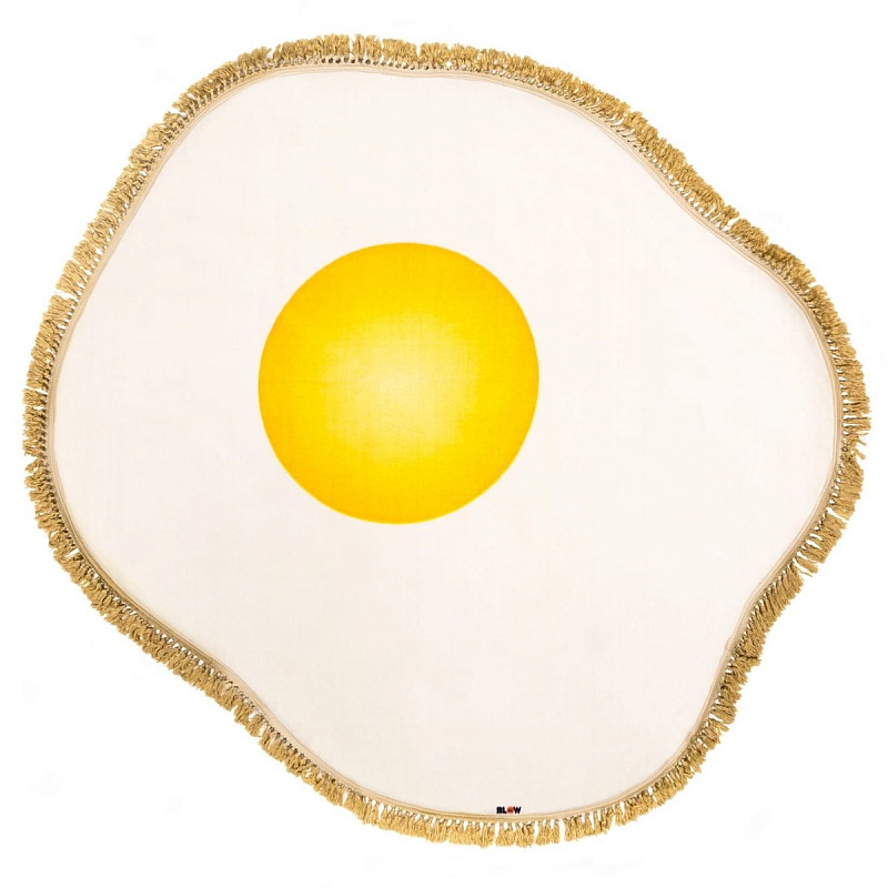 Ковер Seletti Rug Egg Желтый Белый в Нижнем Новгороде | Loft Concept 