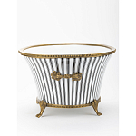 Кашпо Black white stripe варинант исполнения - 3 | Loft Concept в Нижнем Новгороде