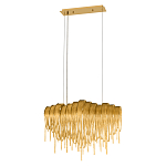 Люстра подвесная с металлическими цепочками и изогнутыми металлическими дугами 72 см Atlantis Chain варинант исполнения - 12 | Loft Concept в Нижнем Новгороде