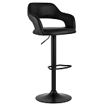 Барный стул черного цвета Strohach варинант исполнения - 1 | Loft Concept в Нижнем Новгороде