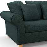 Мебельная ткань Шенилл темно-зеленый цвет 138 см T4-39 варинант исполнения - 5 | Loft Concept в Нижнем Новгороде