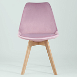 Стул с мягким велюровым сиденьем Arvika Pink варинант исполнения - 3 | Loft Concept в Нижнем Новгороде