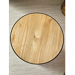 Приставной столик с факутрным черным основанием Ethiopia варинант исполнения - 5 | Loft Concept в Нижнем Новгороде