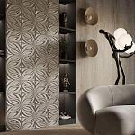 Гипсовая 3D панель с принтографией PM-37 варинант исполнения - 1 | Loft Concept в Нижнем Новгороде