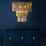 Люстра трёхъярусная золотого цвета Metal Tentacles варинант исполнения - 3 | Loft Concept в Нижнем Новгороде