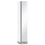 Шкаф-пенал белый с зеркальной дверцей Strict Lines варинант исполнения - 1 | Loft Concept в Нижнем Новгороде