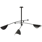 Потолочный светильник с подвижными плафонами Aracea Black Ceiling Lamp варинант исполнения - 1 | Loft Concept в Нижнем Новгороде