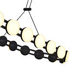 Люстра овальная с круглыми светодиодными источниками света Maxine Light варинант исполнения - 13 | Loft Concept в Нижнем Новгороде