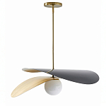 Люстра круглая с 2-мя металлическими абажурами Andromeda варинант исполнения - 1 | Loft Concept в Нижнем Новгороде