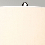 Настольная лампа с шарообразным прозрачным основанием из цветного переработанного стекла и белым цилиндрическим абажуром Elstead Lighting варинант исполнения - 9 | Loft Concept в Нижнем Новгороде