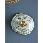 Шкатулка голубого цвета с рисунком и состаренным эффектом Eden Garden варинант исполнения - 5 | Loft Concept в Нижнем Новгороде