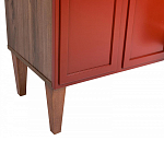 ТВ-тумба красная из массива бука с 2-мя дверками и ящиком Wenge Light варинант исполнения - 6 | Loft Concept в Нижнем Новгороде