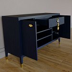 Комод-буфет Elsa Dreams Blue с открытыми полками   варинант исполнения - 6 | Loft Concept в Нижнем Новгороде