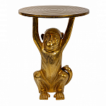 Столик с подстольем в виде обезьянки Bombay Gold варинант исполнения - 2 | Loft Concept в Нижнем Новгороде