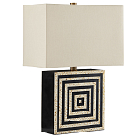 Настольная лампа с квадратным основанием и прямоугольным абажуром Neat Lines варинант исполнения - 4 | Loft Concept в Нижнем Новгороде