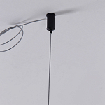 Люстра подвесная светодиодная черный металл Ring Horizontal варинант исполнения - 7 | Loft Concept в Нижнем Новгороде