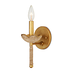 Бра из кованого железа с отделкой плетеной веревкой и сусальным золотом Parisian Style варинант исполнения - 3 | Loft Concept в Нижнем Новгороде