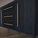 Буфет Primo с тремя ящиками и двумя фасадами Черный дуб варинант исполнения - 7 | Loft Concept в Нижнем Новгороде