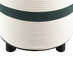 Пуф с плетеной светло-бежевой обивкой Serene Holidays варинант исполнения - 3 | Loft Concept в Нижнем Новгороде