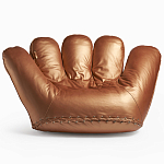 Дизайнерское кожаное кресло в форме руки Poltronova Joe Gold  Armchair варинант исполнения - 1 | Loft Concept в Нижнем Новгороде