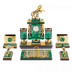 Настольный письменный набор из малахита с декором в виде лошади Leader Organizer варинант исполнения - 1 | Loft Concept в Нижнем Новгороде